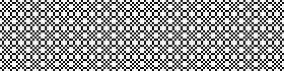 Fototapeta premium Abstract Cross Pattern Dots Logo generative computational art illustration