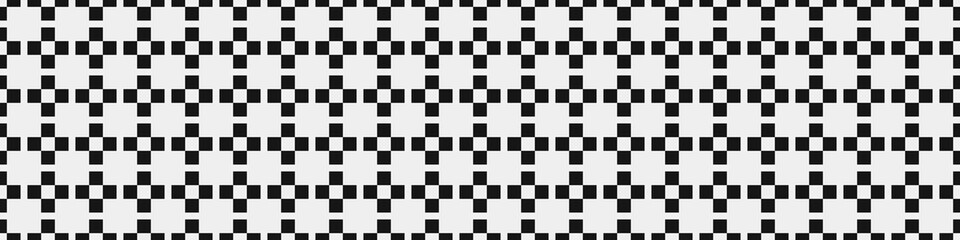 Fototapeta premium Abstract Cross Pattern Dots Logo generative computational art illustration