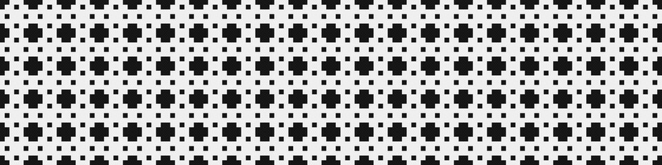 Fototapeta premium Abstract Cross Pattern Dots Logo generative computational art illustration