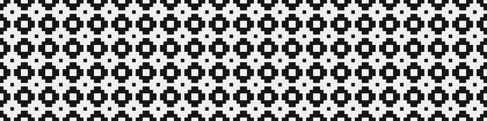 Fototapeta premium Abstract Cross Pattern Dots Logo generative computational art illustration