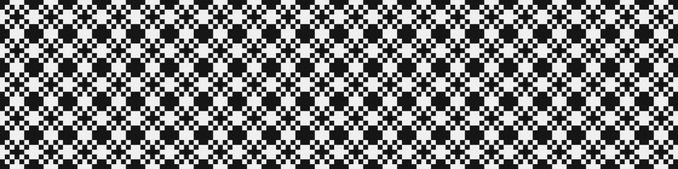 Fototapeta premium Abstract Cross Pattern Dots Logo generative computational art illustration