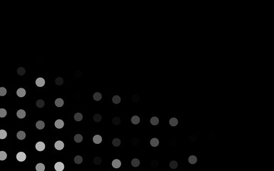 Dark Silver, Gray vector backdrop with dots.