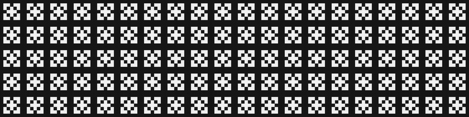 Abstract Cross Pattern Dots Logo generative computational art illustration