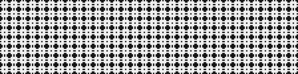 Fototapeta premium Abstract Cross Pattern Dots Logo generative computational art illustration