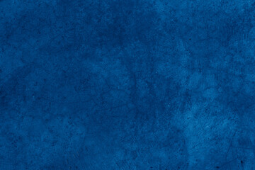 Old wall pattern texture cement blue dark abstract  blue color design are light with black gradient background.
