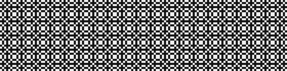 Fototapeta premium Abstract Cross Pattern Dots Logo generative computational art illustration