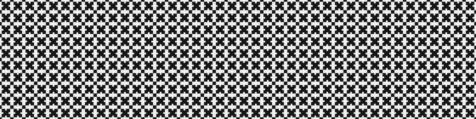 Fototapeta premium Abstract Cross Pattern Dots Logo generative computational art illustration