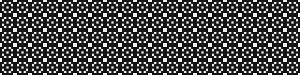 Fototapeta premium Abstract Cross Pattern Dots Logo generative computational art illustration