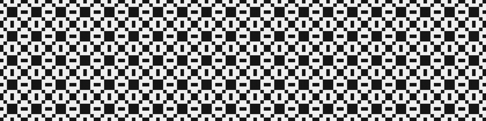 Fototapeta premium Abstract Cross Pattern Dots Logo generative computational art illustration