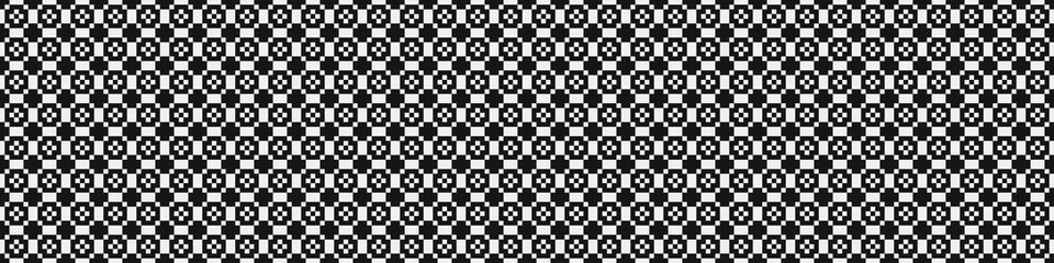 Abstract Cross Pattern Dots Logo generative computational art illustration