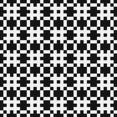 Fototapeta premium Abstract Cross Pattern Dots Logo generative computational art illustration