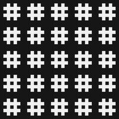 Abstract Cross Pattern Dots Logo generative computational art illustration