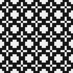 Abstract Cross Pattern Dots Logo generative computational art illustration