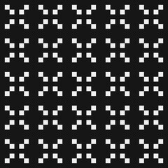 Fototapeta premium Abstract Cross Pattern Dots Logo generative computational art illustration