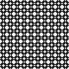 Fototapeta premium Abstract Cross Pattern Dots Logo generative computational art illustration