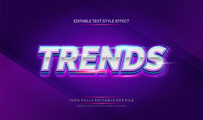 Modern editable text style effect illustrator. vector design template.