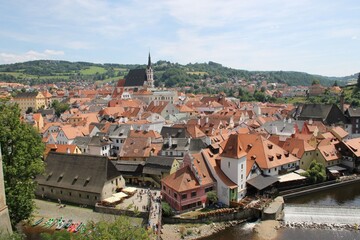 Obraz premium panorama of Cesky Krumlov