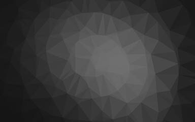 Obraz premium Dark Silver, Gray vector low poly layout.