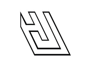 Fototapeta premium t j & h u & u n logo designs and logos