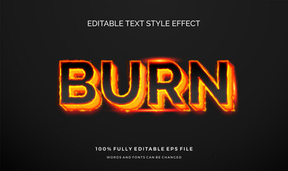 Modern editable text style effect illustrator. vector design template.