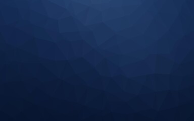 Dark BLUE vector low poly layout.