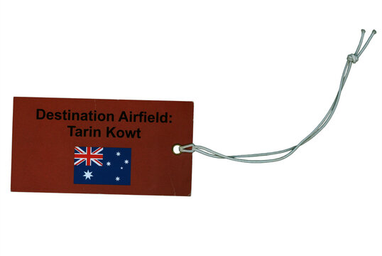 Tarin Kowt Baggage Tag