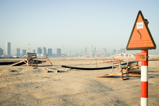 Underground Gas Pipeline Saadiyat - Reemisland, Soul Beach, Barklee And Louvre Cultural Village In Abu Dhabi, UAE