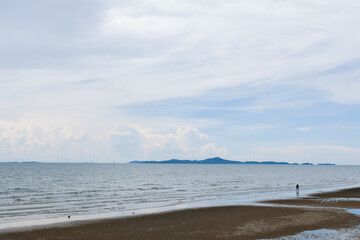 beach in the morning