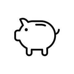 Piggy bank icon