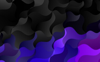 Light Purple vector background with abstract lines.