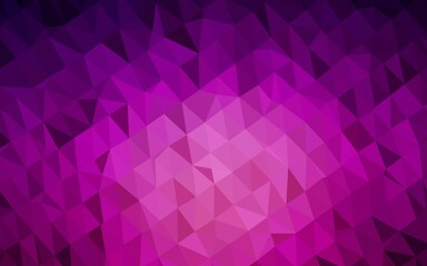 Dark Purple vector low poly layout.
