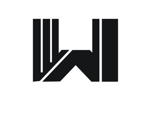 initial w and m logo letters and logo designs