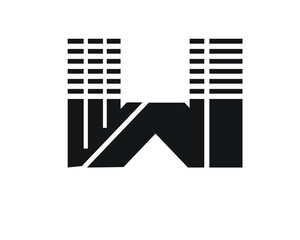 initial w and m logo letters and logo designs