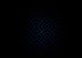 Dark BLUE vector background with straight lines.