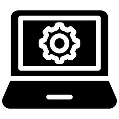 
Document with gear wheel symbolising data organization and documentation 
