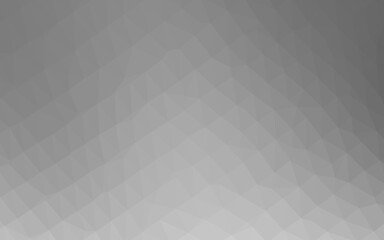 Light Silver, Gray vector triangle mosaic template.