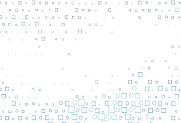 Light BLUE vector backdrop with dots, spots, cubes.
