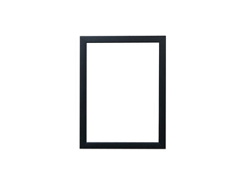 front view frame on isolated white background