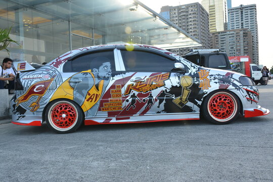 Chevrolet Aveo at Vapin wheels car show in Pasig, Philippines