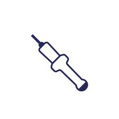 ultrasound device vector icon on white