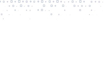 Light Blue, Green vector pattern with spheres, squares.