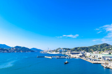 Fototapeta na wymiar 長崎湾