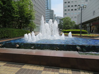 大崎ニューシティの噴水