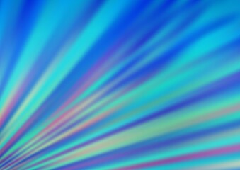 Light BLUE vector blurred shine abstract pattern.