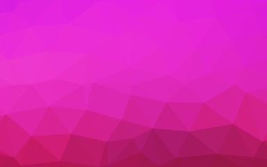 Light Pink vector abstract polygonal cover.