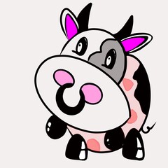 cartoon cow