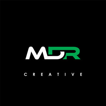 MDR Letter Initial Logo Design Template Vector Illustration	
