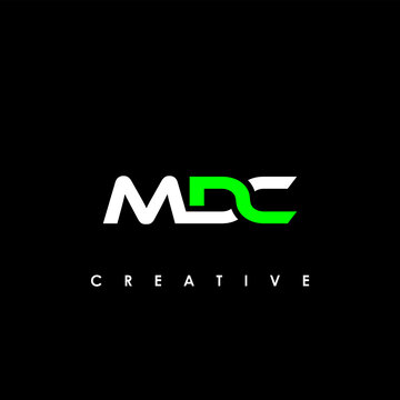 MDC Letter Initial Logo Design Template Vector Illustration	
