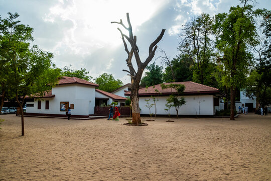 Various Views Of The Sabarmati Ashram