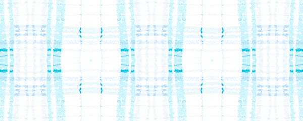 Navy Blue Plaid. Winter Watercolor Tartan Fabric. 